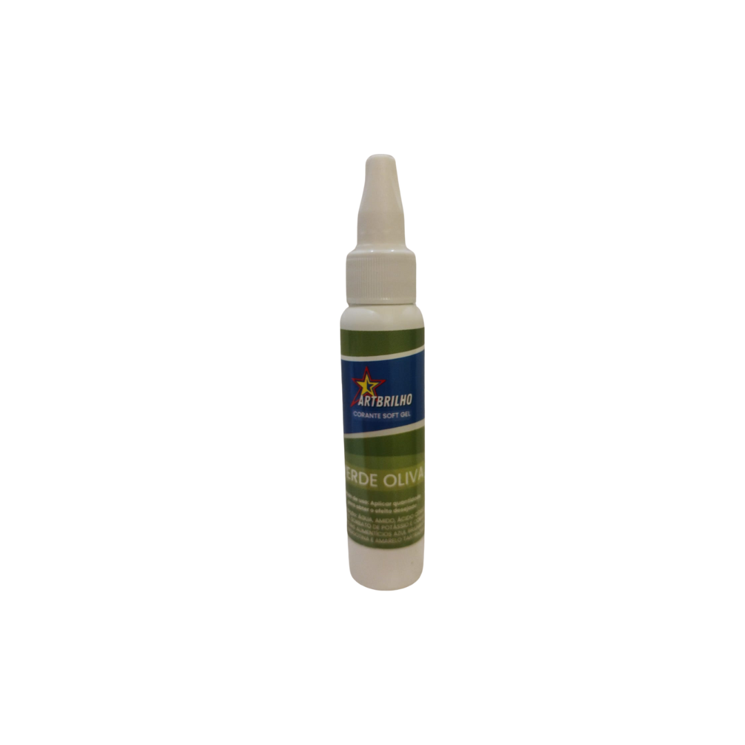 CORANTE  ARTBRILHO SOFTGEL VERDE OLIVA 25g