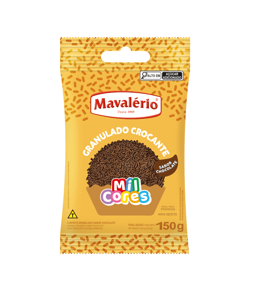 GRANULADO CROCANTE  CHOCOLATE 150G MAVALERIO