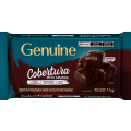 COBERTURA MEIO AMARGO GENUINE 1KG BARRA