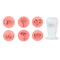 KIT CARIMBOS AMOR DE MAE AMARELO (2 cm) -UN